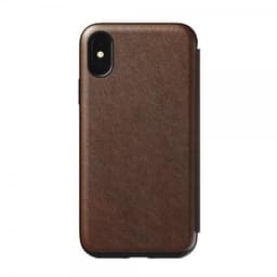 NOMAD iPhone X/Xs Etui Rugged Folio Rustic Brown