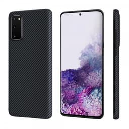 Pitaka Samsung Galaxy S20 Suojakuori Air Case Musta/Harmaa Twill