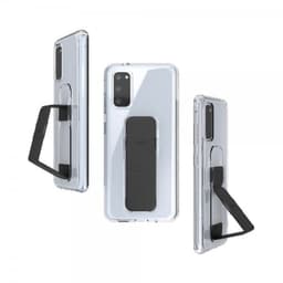 Clckr Samsung Galaxy S20 Suojakuori GripCase Clear Musta
