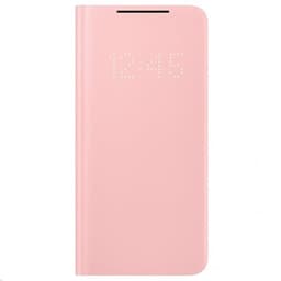 Samsung Original Galaxy S21 Plus Kotelo LED View Cover Vaaleanpunainen