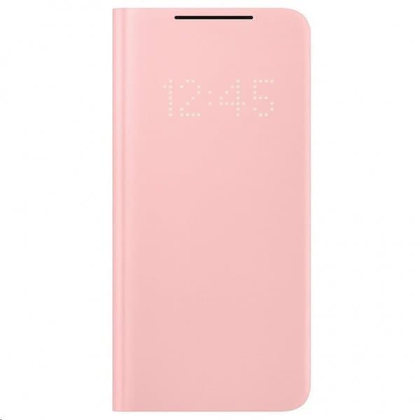Samsung Original Galaxy S21 Plus Kotelo LED View Cover Vaaleanpunainen