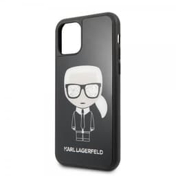 Karl Lagerfeld iPhone 11 Deksel Iconic Glitter Cover Svart