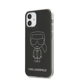 Karl Lagerfeld iPhone 12 Mini Suojakuori Iconic Outline Musta