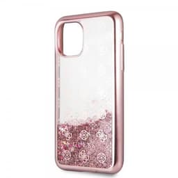 Guess iPhone 11 Pro Max Deksel Glitter Cover Rosegull