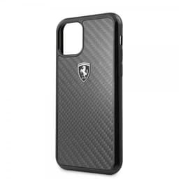 Ferrari iPhone 11 Pro Suojakuori Hiilikuiturakenne Musta