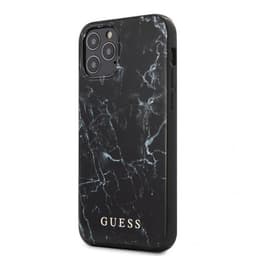 Guess iPhone 12/iPhone 12 Pro Suojakuori Marble Cover Musta