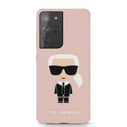Karl Lagerfeld Samsung Galaxy S21 Ultra Skal Iconic Full Body Rosa