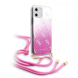 Guess iPhone 11 Cover Gradient Cover Lyserød