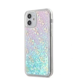 Guess iPhone 12 Mini Deksel Liquid Glitter Iridescent