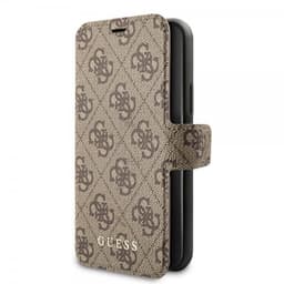 Guess iPhone 11 Etui Monogram Brun