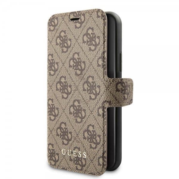 Guess iPhone 11 Etui Monogram Brun