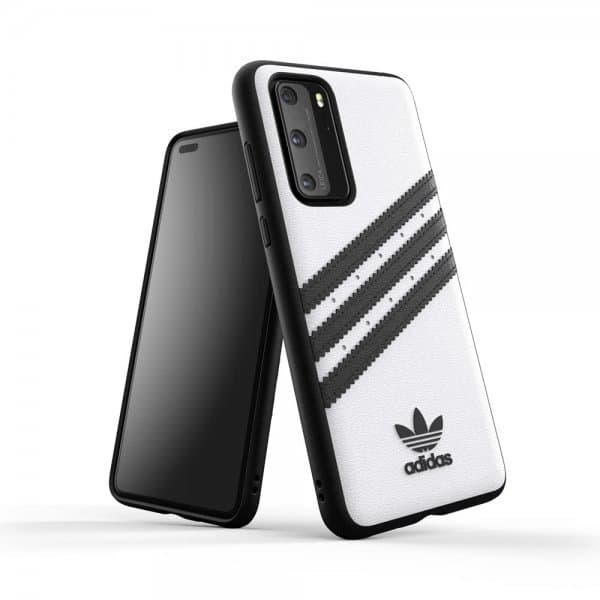 Adidas Huawei P40 Skal OR 3 Stripes Snap Case Vit Svart