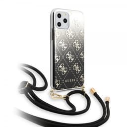 Guess iPhone 11 Pro Max Suojakuori Gradient Cover Musta