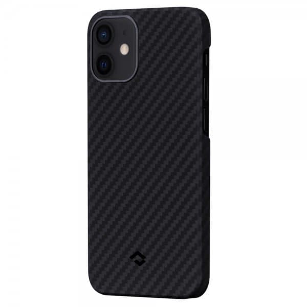Pitaka iPhone 12 Mini Deksel MagEZ Case Svart/Grå Twill