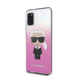 Karl Lagerfeld Samsung Galaxy A41 Cover Iconic Cover Gradient Lyserød
