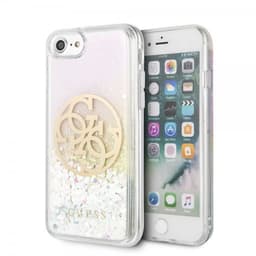 Guess iPhone 7/8/SE Deksel Glitter Circle Rosa