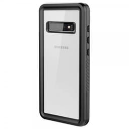 Black Rock Samsung Galaxy S10 Kuori 360° Hero Case Musta Läpinäkyvä