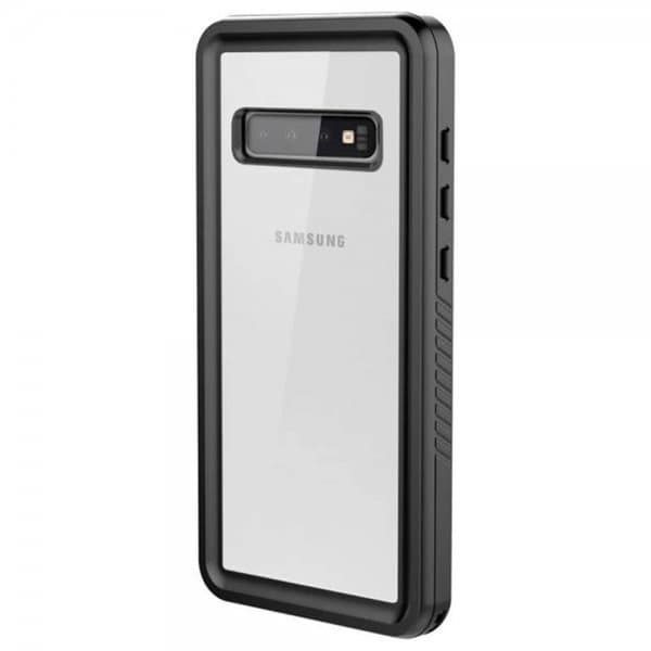 Black Rock Samsung Galaxy S10 Kuori 360° Hero Case Musta Läpinäkyvä
