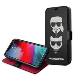 Karl Lagerfeld iPhone 12/iPhone 12 Pro Suojakotelo Iconic Cover Musta