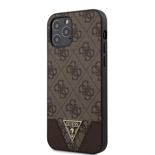 Guess iPhone 12/iPhone 12 Pro Cover 4G Brun