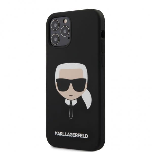 Karl Lagerfeld iPhone 12/iPhone 12 Pro Cover Iconic Cover Sort