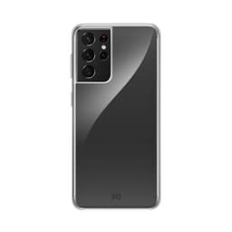 XQISIT Samsung Galaxy S21 Ultra Kuori Flex Case Läpinäkyvä Kirkas