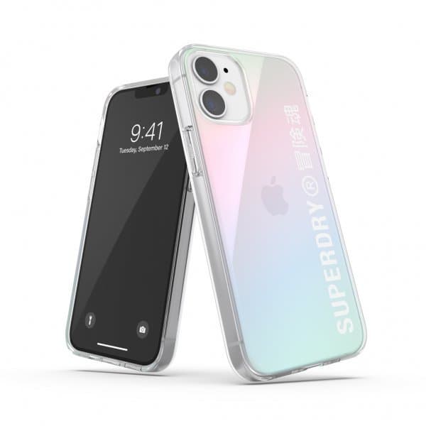 Superdry iPhone 12 Mini Skal Snap Case Clear Holographic