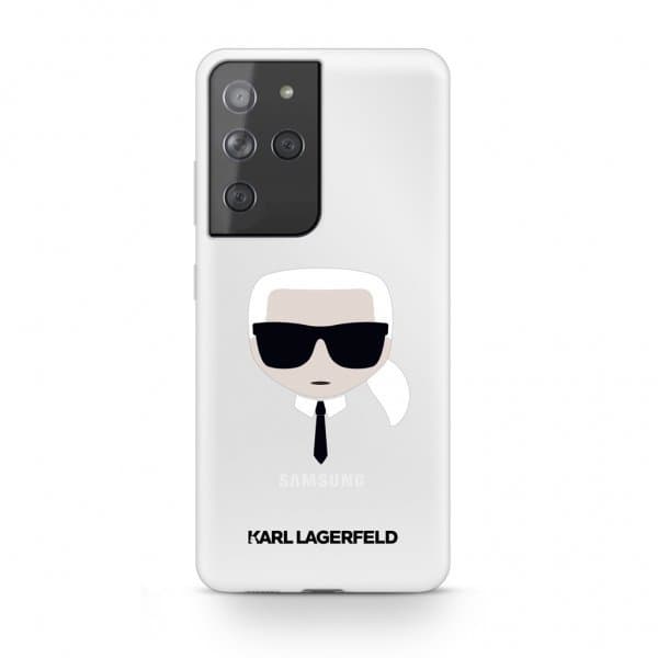 Karl Lagerfeld Samsung Galaxy S21 Ultra Cover Iconic Karl Transparent Klar