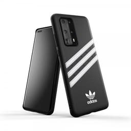 Adidas Huawei P40 Pro Kuori OR 3ripes Snap Case Musta Valkoinen