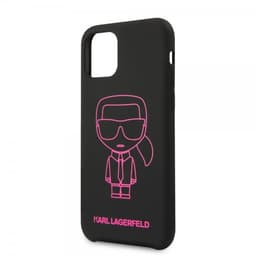 Karl Lagerfeld iPhone 11 Deksel Silikoni Cover Svart