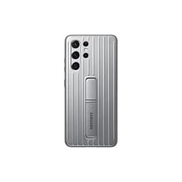 Samsung Original Galaxy S21 Ultra Skal Protective Standing Cover Ljusgrå