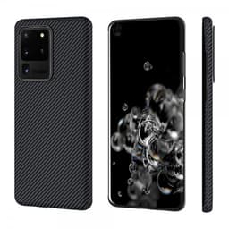 Pitaka Samsung Galaxy S20 Ultra Suojakuori Air Case Musta/Harmaa Twill