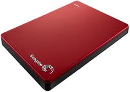 Seagate Slim Backup Plus 2 TB kovalevy (punainen)