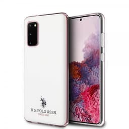 U.S. Polo Samsung Galaxy S20 Deksel med Logo Hvit