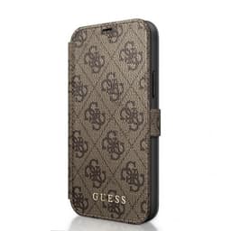 Guess iPhone 12 Mini Suojakotelo Monogram Ruskea