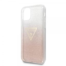 Guess iPhone 11 Deksel Solid Glitter Cover Rosa