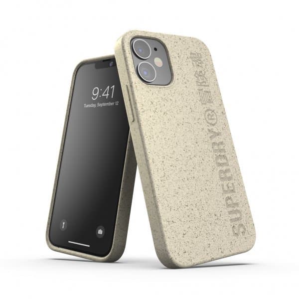 Superdry iPhone 12 Mini Skal Snap Case Compostable Materials Beige