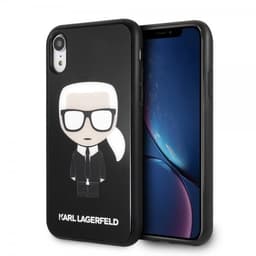 Karl Lagerfeld iPhone Xr Skal Hårdplast Ikonik Karl Glitter Svart
