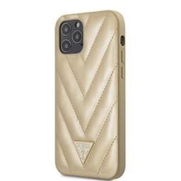 Guess iPhone 12 Pro Max Suojakuori V Quilted Kulta