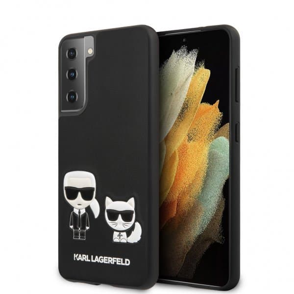 Karl Lagerfeld Samsung Galaxy S21 Plus Skal Karl & Choupette Svart