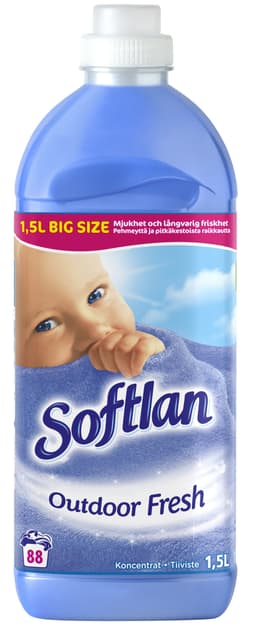 Softlan Ultra Outdoor Fresh skyllemiddel (1500 ml)