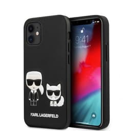 Karl Lagerfeld iPhone 12 Mini Suojakuori Karl & Choupette Musta
