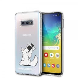 Karl Lagerfeld Samsung Galaxy S10E Cover Hård Plastikik Fun Choupette Transparent