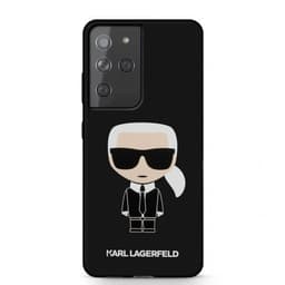 Karl Lagerfeld Samsung Galaxy S21 Ultra Kuori Iconic Full Body Musta