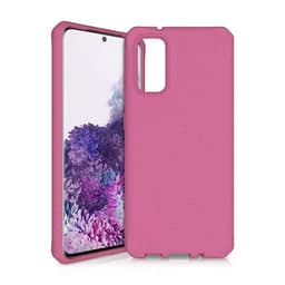 ItSkins Samsung Galaxy S20 Suojakuori FeroniaBio Terra Vaaleanpunainen