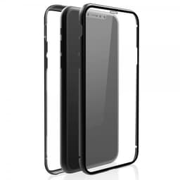 Black Rock iPhone 11 Deksel 360° Real Glass Case Svart Transparent