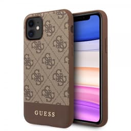 Guess iPhone 11 Skal Stripe Cover Brun