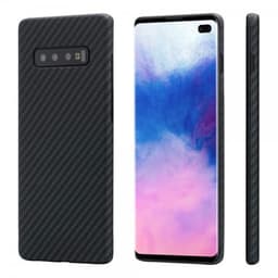 Pitaka Samsung Galaxy S10 Kuori MagEZ Case Musta/Harmaa Twill