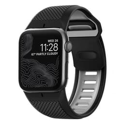 NOMAD Apple Watch 44/42mm Armbånd Sport Strap Sort/Slate