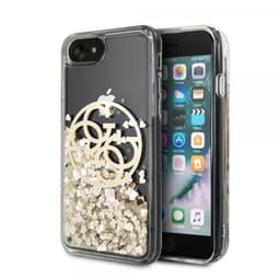 Guess iPhone 7/8/SE Skal Glitter Circle Guld
